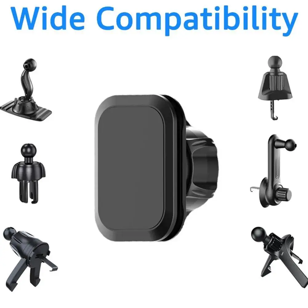 17mm Ball Head Magnetic Car Phone Holder Magnet Mount Mobile Cellphone Stand GPS Support Smart Phone Bracket Accessories