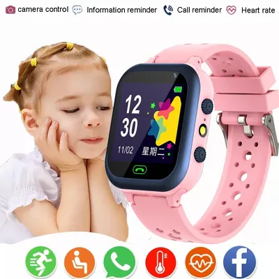 Kinder Intelligente call uhr S20 Kinder Smart Uhr Sim Karte Telefon Smartwatch Lage Sos Foto Kamera