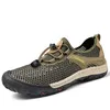 Brandneue Sommer Männer Freizeit schuhe atmungsaktive Mesh Stoff Slipper weiche Wohnungen Turnschuhe hand gefertigte männliche Fahr schuhe Größe 38-48