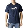 Levi's Levis Mens T-Shirt - Blue Cotton - Size Medium | Levi's Sale | Discount Designer Brands