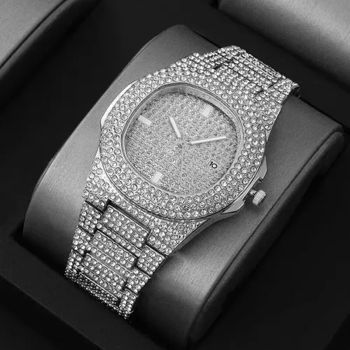 Montres de luxe en acier inoxydable pour hommes, montre-bracelet à quartz de sport masculin, horloge Shoous avec calendrier, montre d'affaires décontractée, mode
