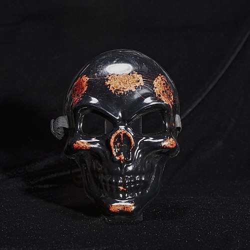 Totenkopf Geist Halloween Maske Halloween Requisiten Halloween Gruseliges Kostüm Erwachsene Herren Damen Halloween Karneval Einfache Halloween-Kostüme Verkleiden Image