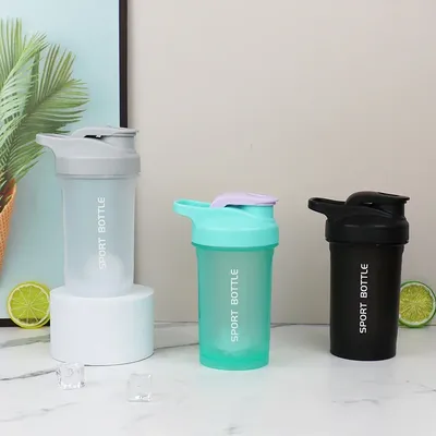 Portable 300ml Protein Powder Shaker Bottle Leak Proof Water Bottle for Gym Outdoor Fitness Training
