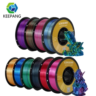 KEEPANG PLA/Silk PLA Filament 5/10kg 3D Printer Filament 1kg/1roll 1.75mm Pla Plastic Filamento No