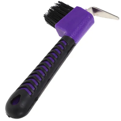 1PC Hoof Stainless Steel Brush Handle Horse Grooming Tools Cleaning Anti Rust Practical Horse Hoof