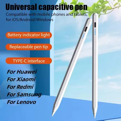 2025 Universal Stylus Pen For iOS Android Touch Pen Drawing Capacitive Pencil For Samsung Xiaomi