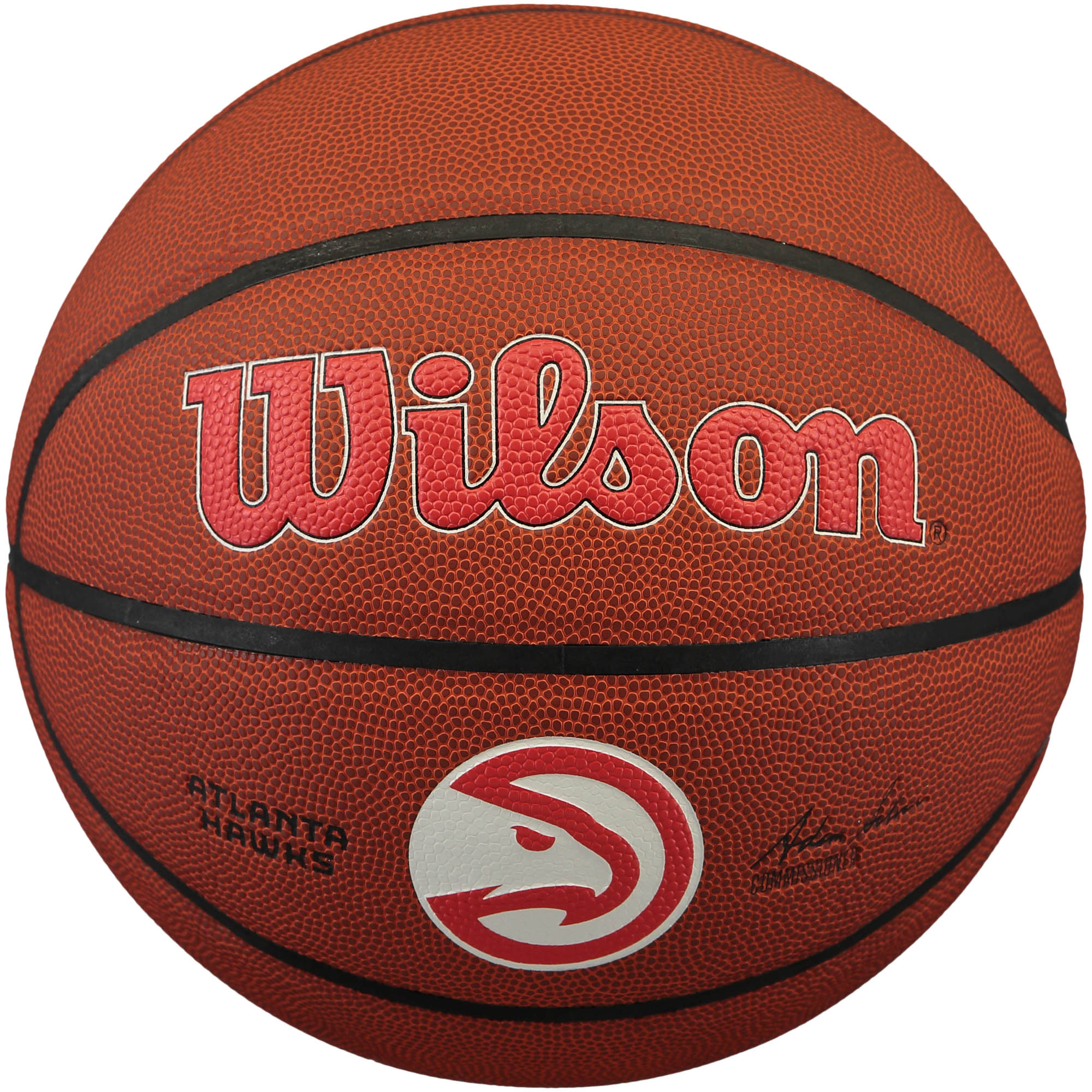 Atlanta Hawks Wilson NBA Team Composite Basketball – Größe 7 Image