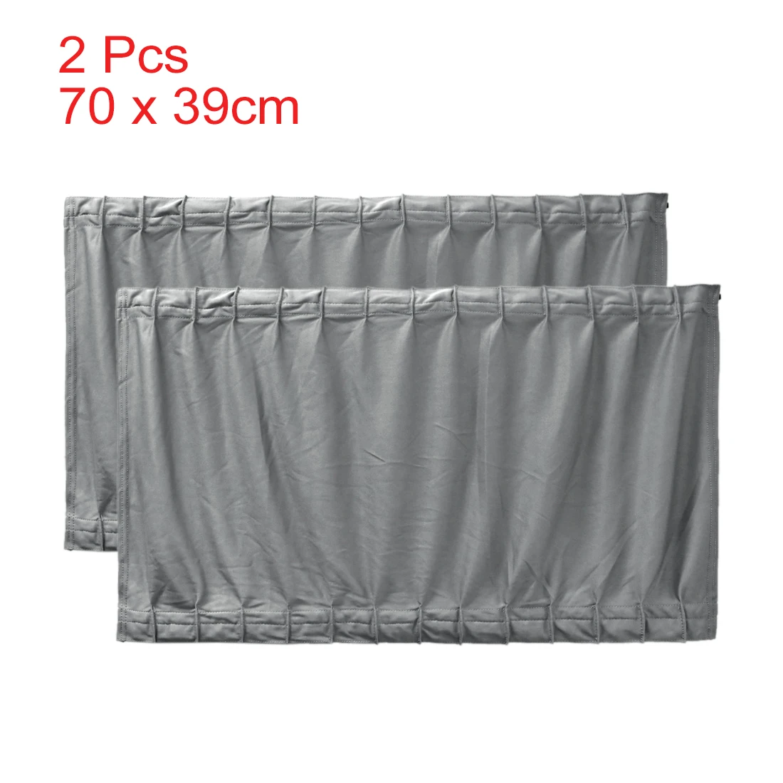 X autohaux 2 pcs 70x39cm grau verstellbares VIP-Aut ofens ter vorhang Sonnenschutz visier Image