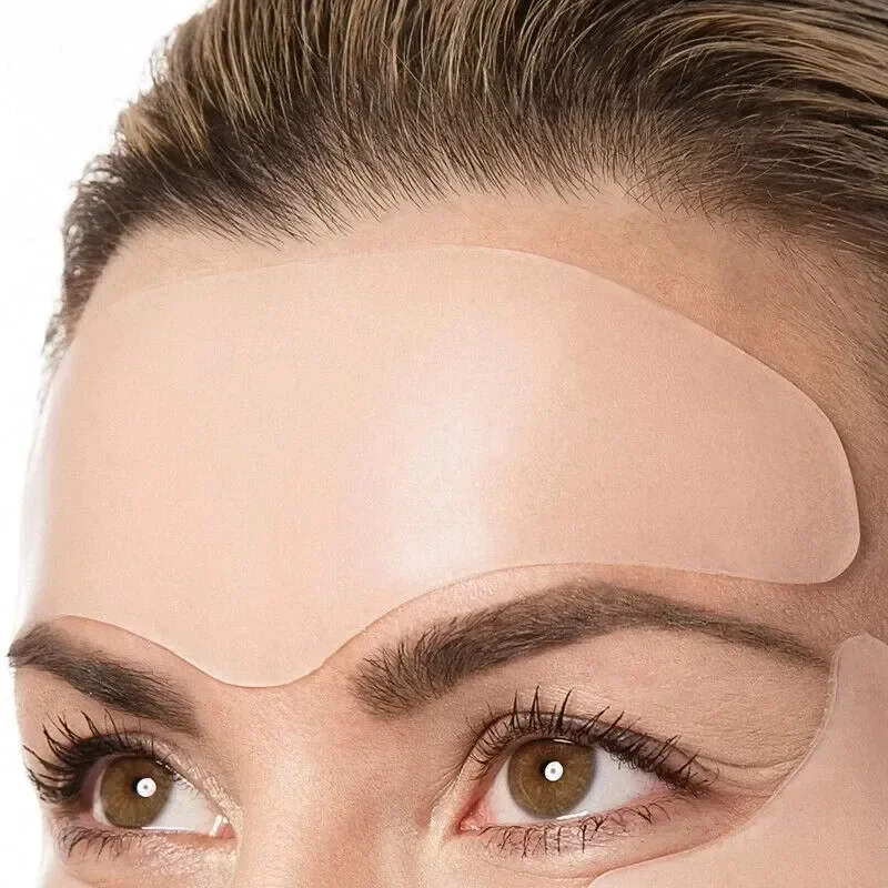 Anti-Falten-Stirn-Patch, Silikon, wiederverwendbar, Silikon-Patch, weich, bequem, einfach, für das Gesicht, Augen, Anti-Aging, Gesichtspflege-Werkzeug Image