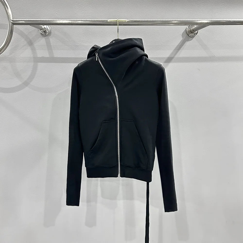 Owen Seak Women Hoodies Sweatshirts Gothic Sweater Women's Clothing Autumn High Street Hip Hop Zip Black Coat Jacket