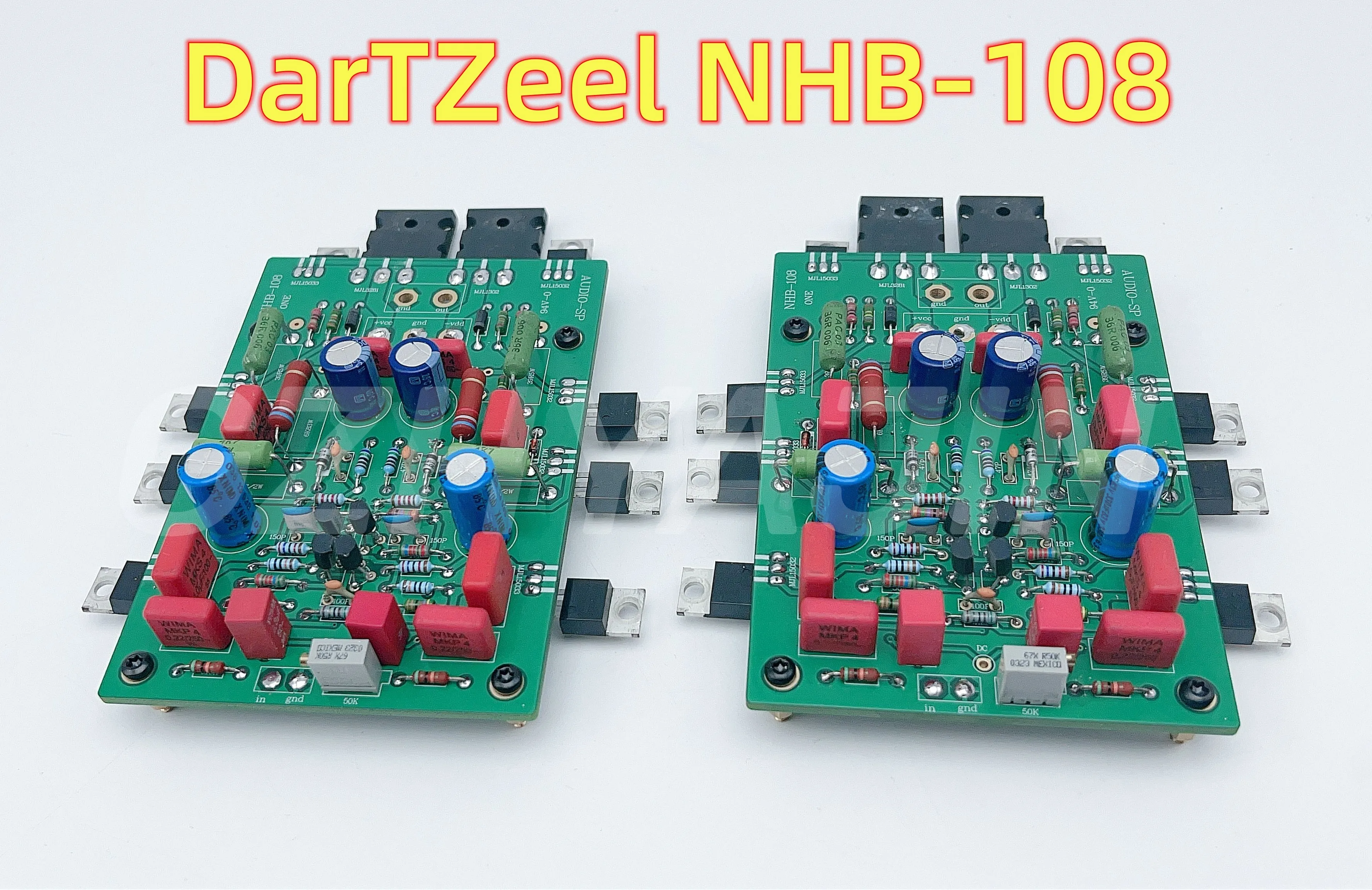 EIN Paar Luxus Power Verstärker Bord AUDIO Nachahmung DarTZeel NHB-108 Power Verstärker Platine Image