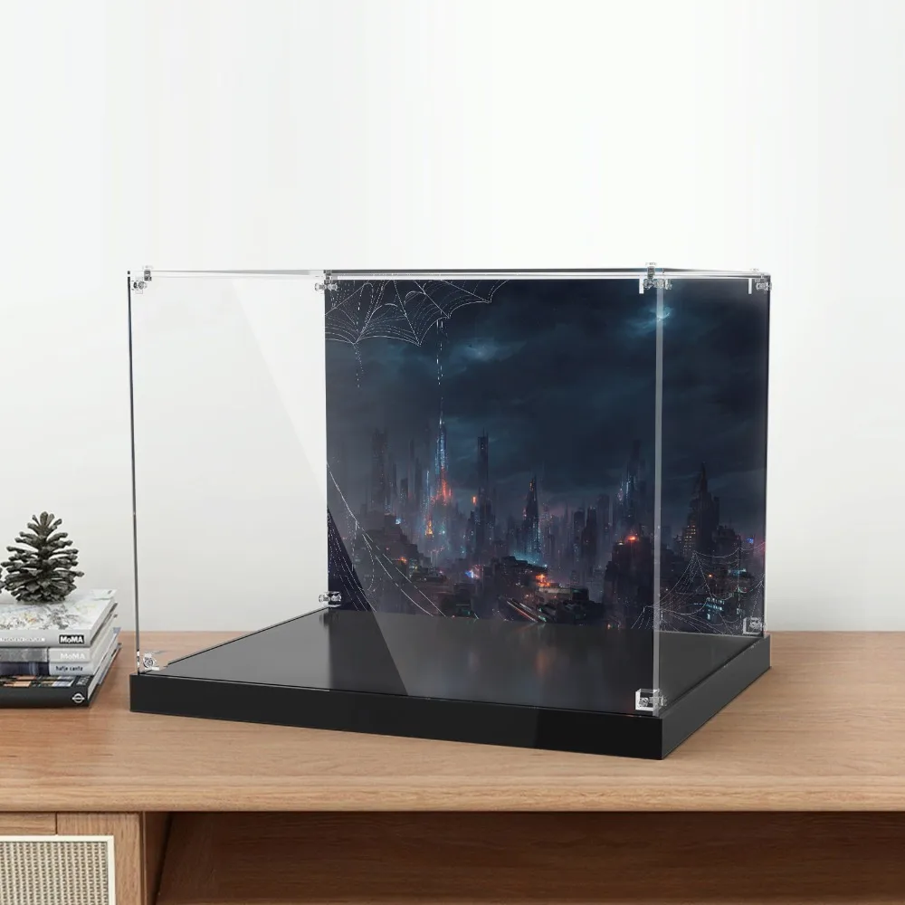 3mm dicke Acryl Vitrine Vitrine für Lego 76261 Endkampf Baustein staub dicht klare Kristall mutter Typ