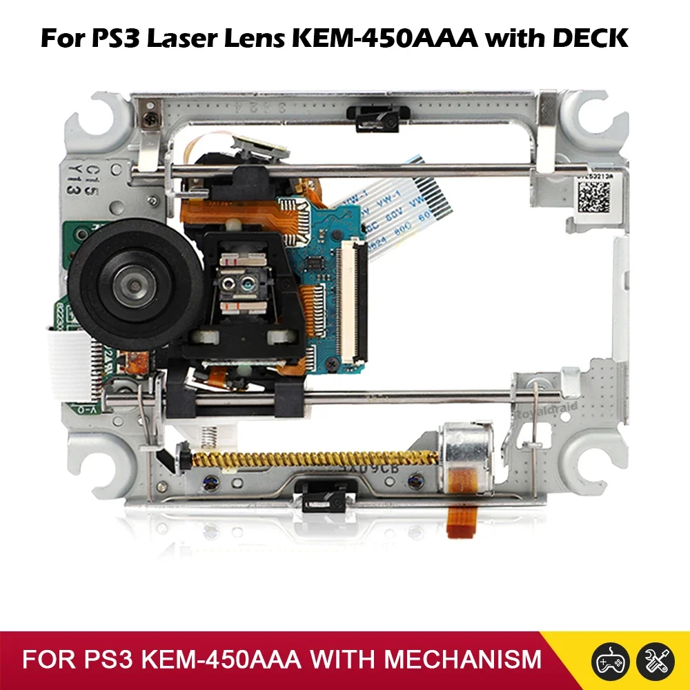 Ersatz KEM-450AAA KEM 450AAA für PS3 Slim 2000 2500 3000 KEM 450 AAA Laserlinse mit Deck für PS3 Slim Consol