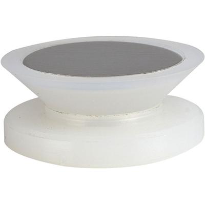 Längle Glas - Glaspunkthalter Mini, 20 mm,6 - 8 mm Glas,Kunststoff transparent/Kappe Edelstahl Image