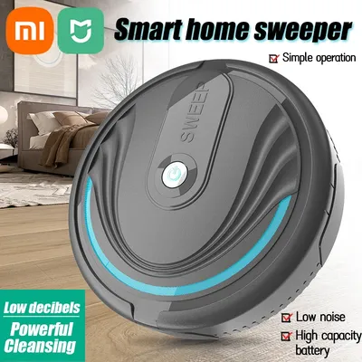 XIAOMI MIJIA 5-in-1 Home Automatischer Bodenroboter Mini Intelligenter kabelloser Staubsauger USB wiederaufladbar Nass- und Trocken-HomeSweeper Image