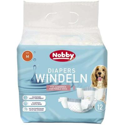 Windeln für Hündinnen 12 St. 32 - 48 cm Größe m Hundepflege - Nobby Image