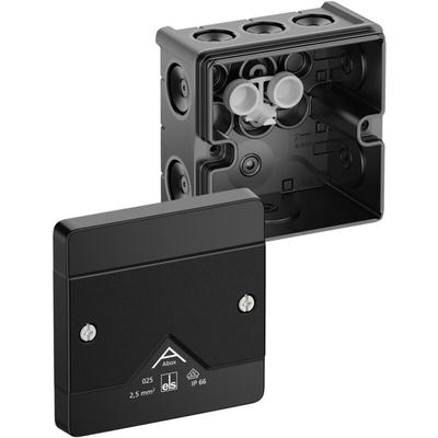 80200001 Abzweigkasten (l x b x h) 85 x 85 x 52 mm Schwarz IP66 1 St. - Spelsberg Image