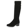 Stiefel CAPRICE, Damen, Gr. 39, XS-Schaft, schwarz, Textil, elegant, Schuhe, Blockabsatz, Schlupfstiefel mit Stretch-XS-Schaft in schmaler Form