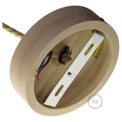 Kreativ-kabel holz rosette kit krl0110-durchmesser 12cm