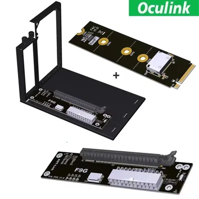 ADT PCIe 4.0 F9G 64Gbps OcuLink Laptop External Graphics Card GPU Dock Notebook GEN 4 SFF-8611 OcuLink to PCI-E x16 eGPU Adapter