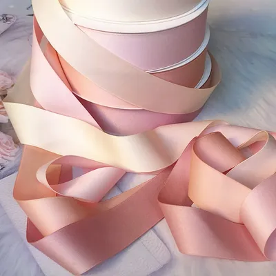 5Yards 3.8CM Matte Finish Satin Ribbon DIY Bows Material Bouquet Flowers Gift Cake Box Wrap Clothing