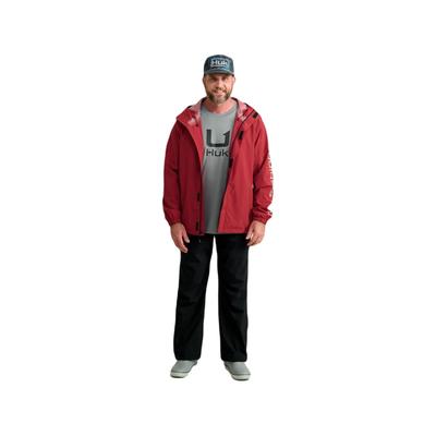 HUK Performance Fishing Storm Jacket - Men's Scarlet Blaze 2XL H4000159-621-XXL