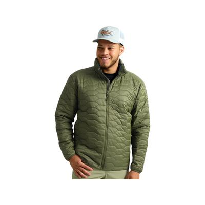 HUK Performance Fishing Scale Jacket - Men's Moss Large H4000156-316-L