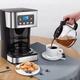 macchina per caffè americano programmabile 1,8l macchina per caffè di grande capacità macchina per caffè intelligente con mantenimento in caldo e prenotazione