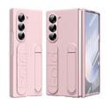 telefono Custodia Per Samsung Galaxy Piegatura a Z 7 Z Fold 6 Z Fold 5 Z Fold 4 Copertura Posteriore con Supporto con Proteggi Schermo Protezione Completa Retrò PC Silicone