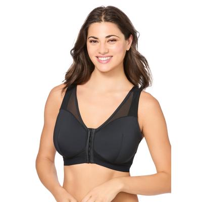 Plus Size Women's The Harper Bra by Leading Lady in Black (Size 44 A/B)