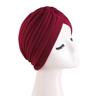 Thickness plain Turban Hat Cap for Women Stylish Cotton Chemo Hair Loss Beanie Hat Caps