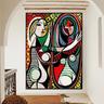 Pablo Picasso oil painting handmade Pablo Picasso Women Abstract Canvas Art oil Painting for Living Room Bedroom Home Decor Wall Art Pablo Picasso style painting