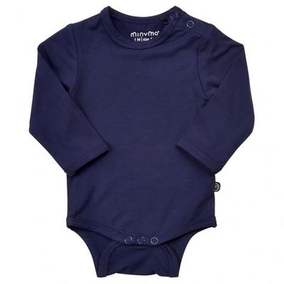 Minymo - Kid's Body L/S Bamboo - Alltagsunterwäsche Gr 62 blau