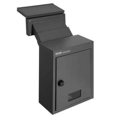 VEVOR Through The Wall Drop Box, Heavy Duty Steel Through the Wall Mailbox Combination Lock