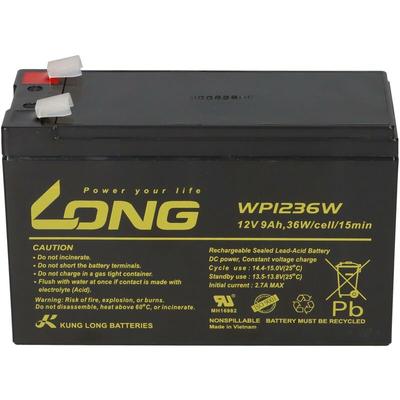 Kung Long Blei Akku 12V 9Ah WP1236W hochstrom Bleigel agm Image