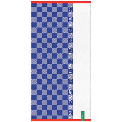 Kinder strandtuch 70X140CM 450GSM 100% baumwolle blau kariert kinder