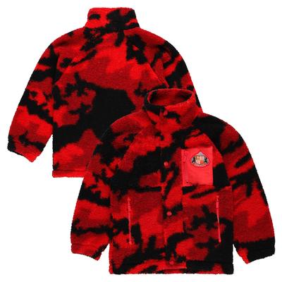 Sunderland Camo Full Zip Fleece – Rot/Schwarz – Kinder Image