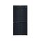 GRF - Frigo cc83836bg frigorifero americano 84 cm vetro nero cross door 4 porte inverter total