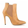 Frauen Stiefeletten Winter Warm Zip Spitz Schuhe 11CM High Heels Weibliche Stiefel Kurze Botas Damen Elegante Schuhe Große größe