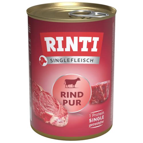 Rinti Viande Pure 6 x 400 g pour chien - pur bœuf