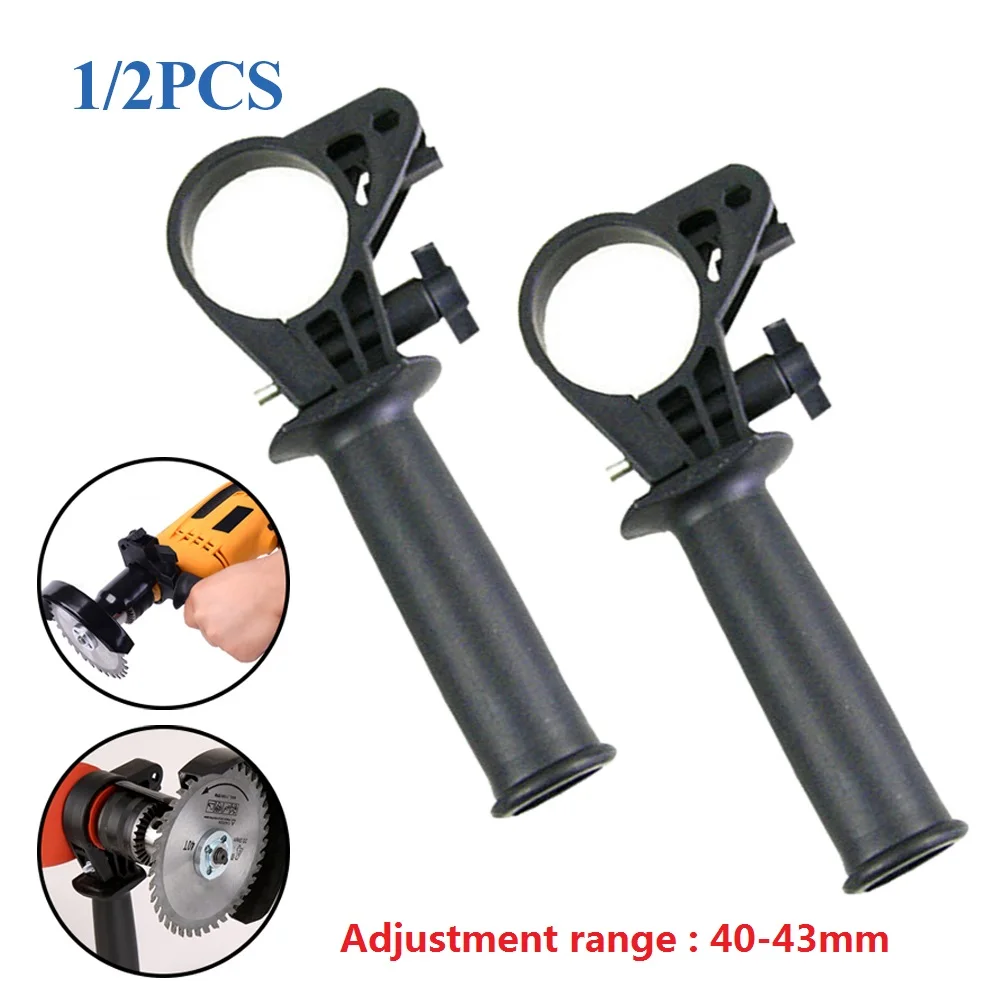 1/2pc Seite Hammer Bohrer Griff Abnehmbare Griff Elektrische Bohrer Griff Ersatz Für Schleifen Maschine Power Werkzeug Zubehör Image