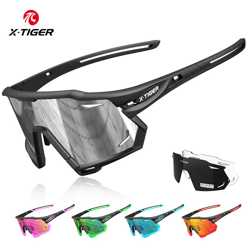 X-TIGER Fahrrad Sonnenbrille uv400 schützen Fahrrad brille Sport polarisierte Männer Fahrrad Sonnenbrille MTB Rennrad Brille Brillen Image
