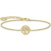 Thomas Sabo - Armband 925er Silber, Gelbgold Armbänder & Armreife 1 ct Damen