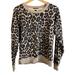 J. Crew Tops | J. Crew Women's Leopard Print Crewneck Sweatshirt Size M Euc / Animal Print / | Color: Brown | Size: M