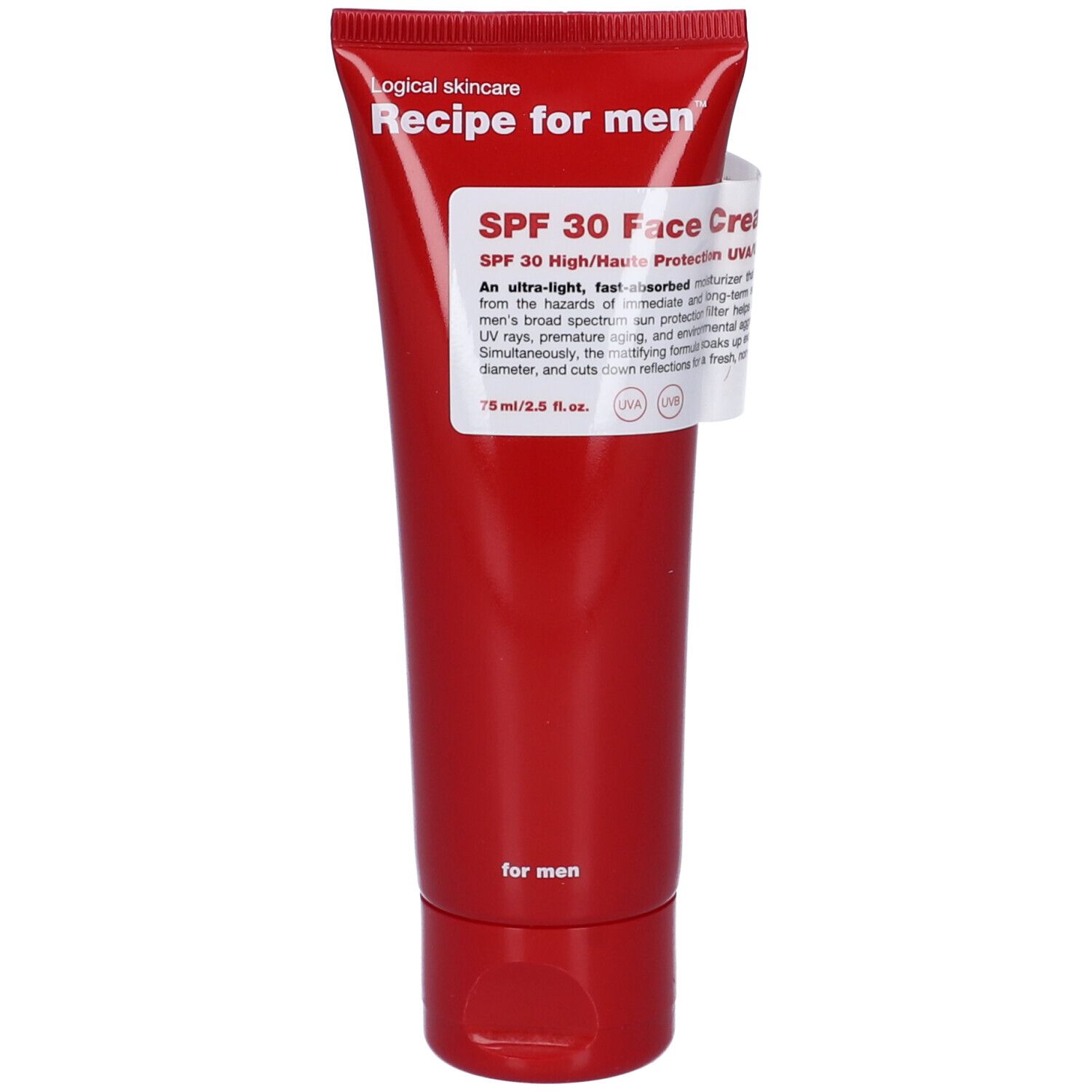 Recipe For Men Crema Viso SPF30 75 ml per la pelle