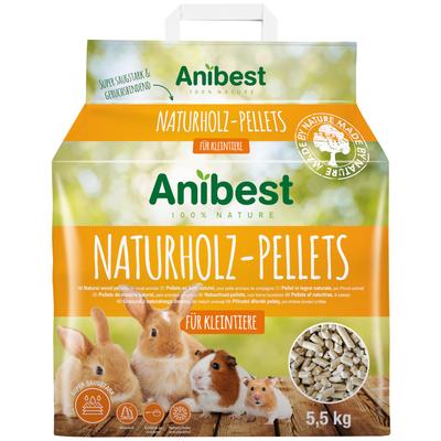 10 L (5.5 kg) Anibest natural wood pellets cat litter