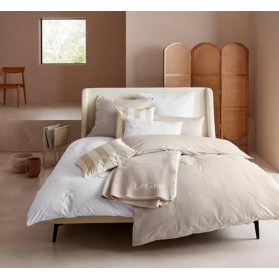 Bettwäsche "Anisa in Gr. 135x200, 155x220 cm oder 200x200", beige, B/L: 155cm x 220cm, , Renforcé, B/L: 80cm x 80cm, Renforcu00e9, Obermaterial: 100% Baumwolle, LEGER HOME BY LENA GERCKE, Bettwäsche, Bettwäsche aus Baumwolle, unifarbene Bettwäsche... Image
