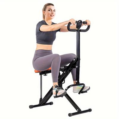 TEMU Squat Machine, 2 In 1 Squat , Easy Setup & Foldable Exercise Equipment, Glute Trainer Machine, Glutes & Leg Home Workout Machine