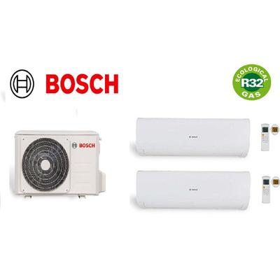 Klimapaket Bosch 5200W Bi-Split Außeneinheit + 1 Inneneinheit 2 kw + 1 Inneneinheit 3,5KW R32 Image