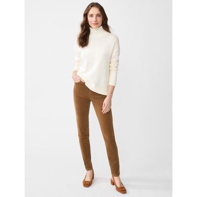 J.McLaughlin Women's Watson Velvet Jeans Camel, Size 6 | Cotton/Elastane/Velvet